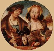 St Cecilia and her Fiance sdf ENGELBRECHTSZ., Cornelis